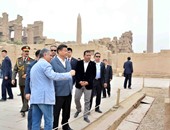 الرئيس الصينى فى زيارة للمعالم الأثرية بالأقصر