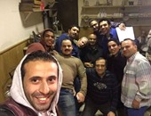 "سيلفى" المخرج مصطفى الشال مع شباب "سلسال الدم 3"