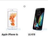 تعرف على أبرز الفروق بين هاتف LG K10 وIPhone 6s