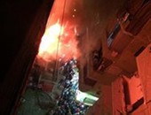 3 سيارات إطفاء تحاول السيطرة على حريق اندلع بشقة سكنية فى الهرم