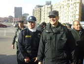 بالصور.. الشرطة النسائية تؤمن شوراع ميدان التحرير الرئيسية