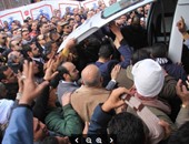 بالصور.. مدير أمن الغربية يتقدم الجنازة العسكرية للشهيد "أحمد الرفاعى" بمسقط رأسه