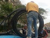 بالصور.. محافظة القاهرة تدعم منطقة "نيركو" بالمعادى بـ200 كشاف موفر للكهرباء