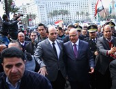 قيادات بالداخلية تتفقد الحالة الأمنية بميدان التحرير