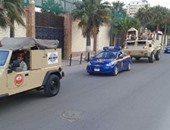 بالصور.. دوريات المنطقة الشمالية والشرطة تجوب شوارع الإسكندرية