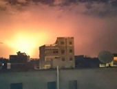 "صحافة المواطن"..قارئ يشارك بفيديو للنيران نتيجة انفجار خط الغاز بدمياط