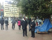 وصول عناصر الشرطة النسائية إلى ميدان التحرير
