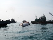بالصور.. إنقاذ 4 أشخاص وفقدان 5 فى انقلاب قارب صيد قبالة سواحل كوريا الجنوبية