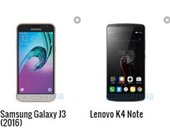 مقارنة مفصلة بين هاتفى Galaxy J3 ولينوفو  K4 Note
