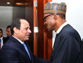 السيسى يجرى مباحثات مع رئيس نيجيريا ورئيس بنك التنمية الأفريقى