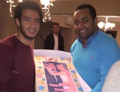 بالصور.. العمارى وشيكابالا وخليفة يحتفلون بعيد ميلاد عمر جابر