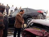 ننشر أسماء 15 متوفى و22 مصابا ضحايا حادث طريق صحراوى فى بنى سويف
