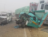 إصابة 6 فى حادث تصادم بين سيارتين على الطريق الزراعى أسيوط سوهاج