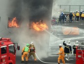 24 شخصا يستنشقون غازا ساما بعد اندلاع حريق فى مصنع بشرق الصين