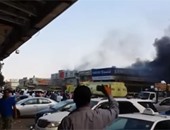 بالفيديو والصور .. حريق هائل بعدد من المحلات التجارية بسوق الأمير متعب فى جدة