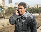 تداول صورة عقيد شرطة نقل أطفأ حريق قطار القاهرة طنطا بمفرده