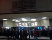 زحام أمام دور العرض السينمائى بسبب احتفالات عيد الميلاد فى الإسكندرية