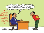 برلمانى يطالب بمنع البوس بين الرجال فى كاريكاتير "اليوم السابع"