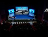 كورال دار الأوبرا يقدم الأغانى الوطنية أمام الرئيس باحتفالية يوم الشباب
