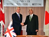 بالصور.. وزير الدفاع اليابانى يستقبل نظيره البريطانى خلال زيارته لطوكيو