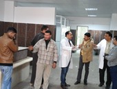 بالصور.. تطوير استقبال مستشفى فاقوس العام بالشرقية لافتتاحه خلال أيام