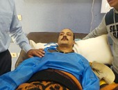 سكرتير عام المحافظة يزور مصابى مركب الصيد بمستشفى طور سيناء العام