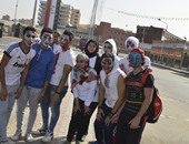 بالصور.. فريق "إرعابك مهمتنا" ينظم أول سباق زومبى فى القاهرة