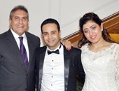 نجوم الرياضة والفن و السياسة و الإعلام في زفاف محمود بدر
