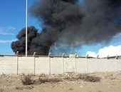 حريق فى مخزن الشركة التركية للمنسوجات بدمياط