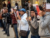 الإخوان ينظمون سلسلة بشرية على رافد الطريق الدولى بكفر الشيخ