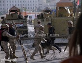 قائد المنطقة المركزية العسكرية يتفقد ميدان التحرير والمتحف المصرى