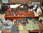 ضبط سلاح آلى وقنبلة غاز بشقة فى أرض الجولف ببورسعيد