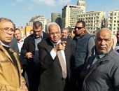 بالصور.. محافظ القاهرة ومدير أمن العاصمة فى زيارة مفاجئة لجراج التحرير