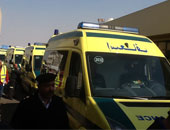٣ سيارات إسعاف بساحة مسجد عمرو بن العاص تحسباً للطوارئ