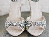 بالصور.. أفضل تصميمات أحذية الزفاف لعام 2015