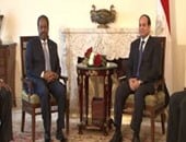 الرئيس الصومالى يغادر القاهرة بعد لقاء السيسى