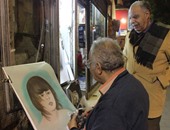 بالصور.. "مصطفى" استغل موهبته فى رسومات "ابحث مع الشرطة"