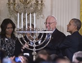 بالصور.. أوباما يقيم احتفال لرئيس إسرائيل بعيد الأنوار اليهودى بالبيت الأبيض