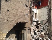 إصابة عامل فى انهيار جزء من عقار بالإسكندرية
