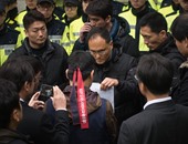 بالصور..القبض على زعيم نقابى بكوريا الجنوبية بعد مسيرات شابتها أعمال عنف