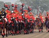 بالصور.. قوات أمن الحدود الهندية تحتفل باليوبيل الذهبى لها باستعراضات على الخيول