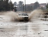 سقوط أمطار غزيرة ومتقطعة فى مناطق متفرقة بمطروح