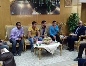 رئيس جامعة كفر الشيخ  يلتقى الطلاب ذوى الاحتياجات الخاصة