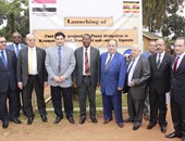وزير الرى المصرى يشهد إطلاق إشارة بدء تنفيذ مشروع حماية مقاطعة كيسيسى بأوغندا