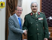 "كوبلر" يتلقى القائد العام للجيش الليبى الفريق أول ركن خليفة حفتر
