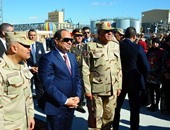 ننشر صور افتتاح الرئيس مصنع الفوسفات بمجمع شركات النصر بالفيوم
