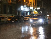 سقوط أمطار غزيرة على مناطق متفرقة  بشمال سيناء