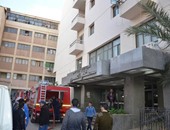 إصابة 7 أشخاص بينهم رضيعان فى حريق بمستشفى العبور بكفر الشيخ