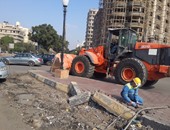 مرور القاهرة يبدأ إجراء تحويلة مرورية بوسط البلد لإنشاء فتحات تهوية للمترو 