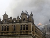 بالصور..حريق يلتهم متحف اللغة البرتغالية بساو باولو